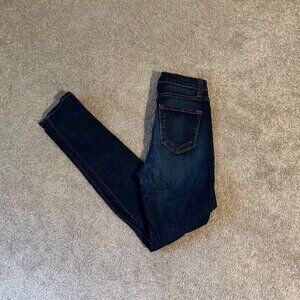 Akira Chicago Black Label Destructed Skinny Jeans Sz 7 (26x31) MADE IN USA